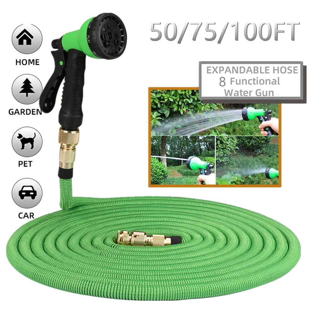 Garden Water Hose Expandable D - Flexible Hose Braided 评论和价格